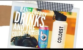 Bang Energy Drink 😊😋 + COLDEST WATER GIVEAWAY