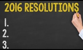 My New Year Resolutions