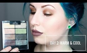WET N WILD COMFORT ZONE - DAY 2: WARM & COOL | 1 PALETTE FOR A WEEK