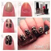 Leopard print nail art tutorial! :)