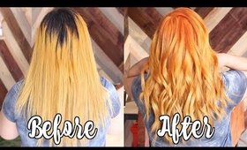 Orange Hair Transformation