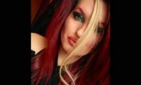black  and green glitteR (clubbing look)