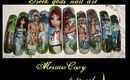 My nail art Greek gods theme MesiaszCiszy