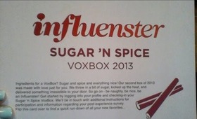 Sugar 'n Spice Influenster Vox Box 2013