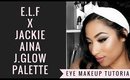e.l.f Cosmetics x Jackie Aina J.Glow Palette | Eye Makeup Tutorial