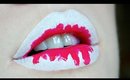 Paint Splatter / Dripping Lip Art