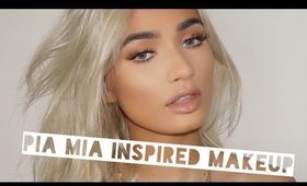 Simple Pia Mia Inspired Makeup look