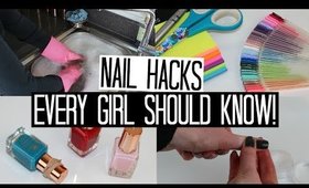 Five Nail Hacks Every Girl Should Know! | NAIL POLISH WEEK