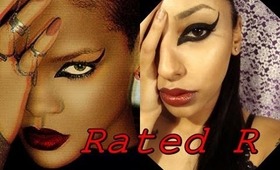 How to: Rihanna Rated R Album Cover Makeup Tutorial