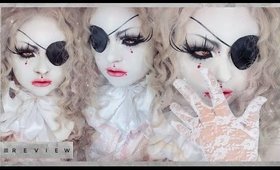 ♥.• My First Front Lace Wig for Shironuri! 白塗り •.♥  [DonaLoveHair Wig Review + Demo]