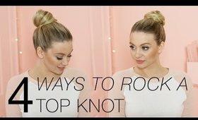 4 Ways To Rock a Top Knot | Milk + Blush Hair Extensions