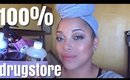 100% DRUGSTORE GLYCERIN FREE Natural Hair Products THAT WORK! | HIGH POROSITY| MelissaQ