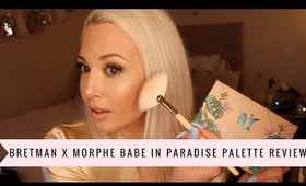 BABE IN PARADISE Bretman Rock x Morphe Highlighter Palette | FIRST IMPRESSIONS