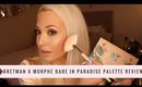 BABE IN PARADISE Bretman Rock x Morphe Highlighter Palette | FIRST IMPRESSIONS