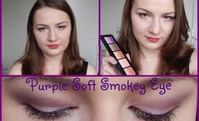 Purple Soft Smokey Eyes Tutorial // Using Inglot Rainbow Eyeshadows