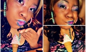 Contest: TymeTheInfamous Spoof Ombre lips & Spring Makeup