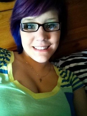 Blue and purple hair! 