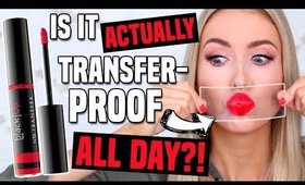 NEW TRANSFER-PROOF GLOSS FROM SEPHORA?! All Day Wear Test! || Buy or Bye