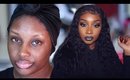 Get Ready with Me | Goth Glam Makeup + Messy Bohemian Waves (Virgo Hair) | Makeupd0ll