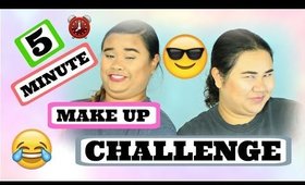 5 Minute Make up Challenge|| Sassysamey