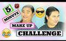 5 Minute Make up Challenge|| Sassysamey