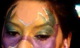 Mardi Gras Mask Make Up Tutorial Part 2