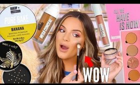 I THINK I JUST FOUND MY NEW HOLY GRAILS... NEW DRUGSTORE MAKEUP TESTED | Casey Holmes