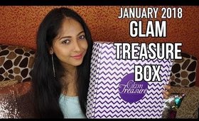 GLAM TREASURE BOX January 2018 | Unboxing & Review | Fresh Start Edition | Stacey Castanha