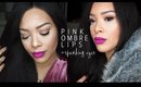 Pink Ombre' Lips + Sparkling Eyes Tutorial