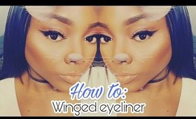 How to: Winged eyeliner│Tamekans