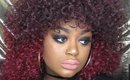 WOC Smokey Valentines Day Makeup Pink nude lips COLLAB WITH GRACE BABATUNDE