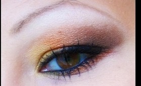 Autumn Orange Smokey Eye with L.A. Colors