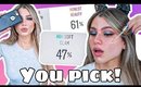 LETTING MY FOLLOWERS CHOOSE MY MAKEUP! + GIVEAWAY