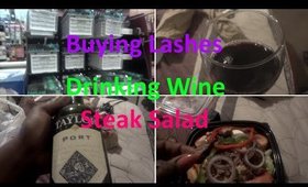 VEDA | Buying Lashes, Drinking Wine, and Steak Salad | 04/13/2015