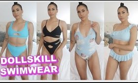 SUMMER BADDIE VIBES💧 | DOLLSKILL SWIMWEAR HAUL