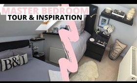 SMALL SPACE MASTER BEDROOM TOUR + DECORATING IDEAS | HOME TOUR Ep8