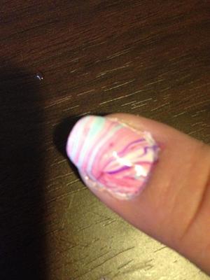 My attempt at Water Marbling