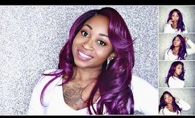 Trendy $12 Hollywood Glam Wig | Harlem125 J-part Violet  wig Ju912 ft EpicShae