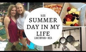 Summer Day in My Life Vlog: Luke Bryan Concert + Ikea Trip (+ haul)