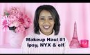 Makeup Haul Part 1:  Ipsy, NYX & elf