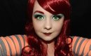Poison Ivy Arkham Asylum Inspired Makeup Tutorial Featuring Green Manson Contacts By Spooky Eyes