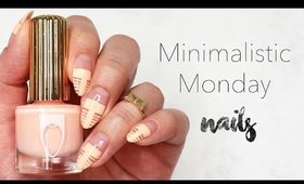Minimalistic Monday No.16 | Striped Cut Out Nails ♡