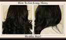 How To Get Long Shiny Healthy Hair! My Secret To Great Hair!