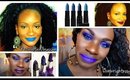 Bold Lips:Blue & Purple Lip Combos 2015| collab with NaturalHairObsession