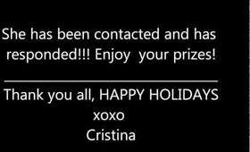 WINNER 2011 HOLIDAY LOVE CONTEST!!!