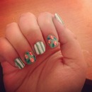 Vintage flower nails!