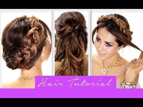 ★3 Amazingly EASY BACK-TO-SCHOOL HAIRSTYLES | How to Cute Braids ...