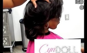 DETAILED! HOW TO ROUND BRUSH NATURAL HAIR! SILK WRAP ON 4B NATURAL HAIR!!!!