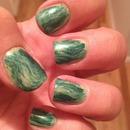 31 Day Challenge Green Nails 