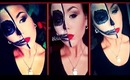 HALF CLASSIC HALF SKULL HALOWEEN FACE TUTORIAL